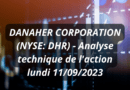 danaher corporation (nyse dhr) analyse technique de l'action lundi 11092023