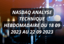 nasdaq analyse technique hebdomadaire du 23 09 2023