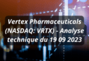 vertex pharmaceuticals (nasdaq vrtx) analyse technique du 19 09 2023