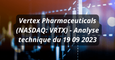 vertex pharmaceuticals (nasdaq vrtx) analyse technique du 19 09 2023
