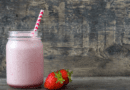 Recette milkshake minceur protéiné à la fraise