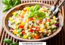 salade de quinoa aux légumes c'est une des recettes sans sel pour personnes cardiaques, et contre l'anorexie