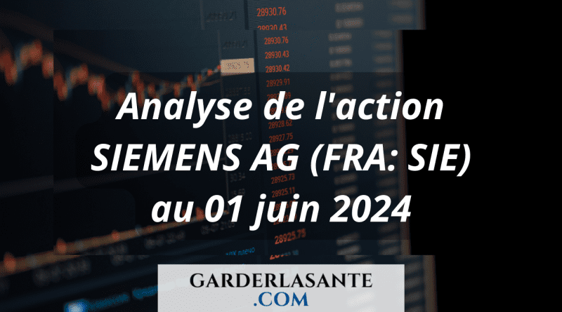 Analyse de l'action SIEMENS AG (FRA SIE) au 01 juin 2024