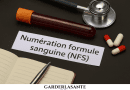 tube pour analyse de sang : NFS, Numération formule sanguine